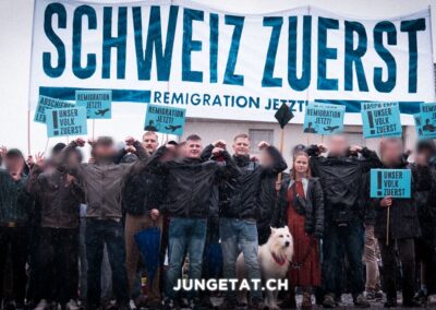 Protest gegen Bundesasylheim Schwyz