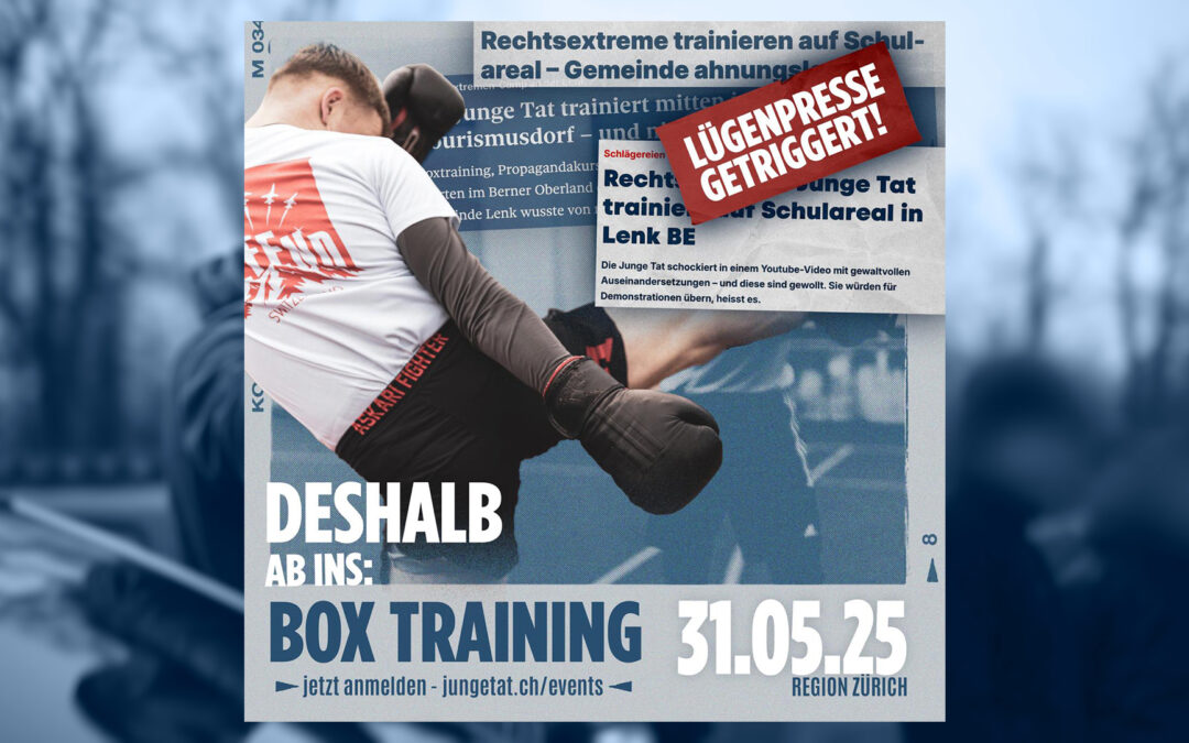 Aufruf zum Boxtraining in Zürich