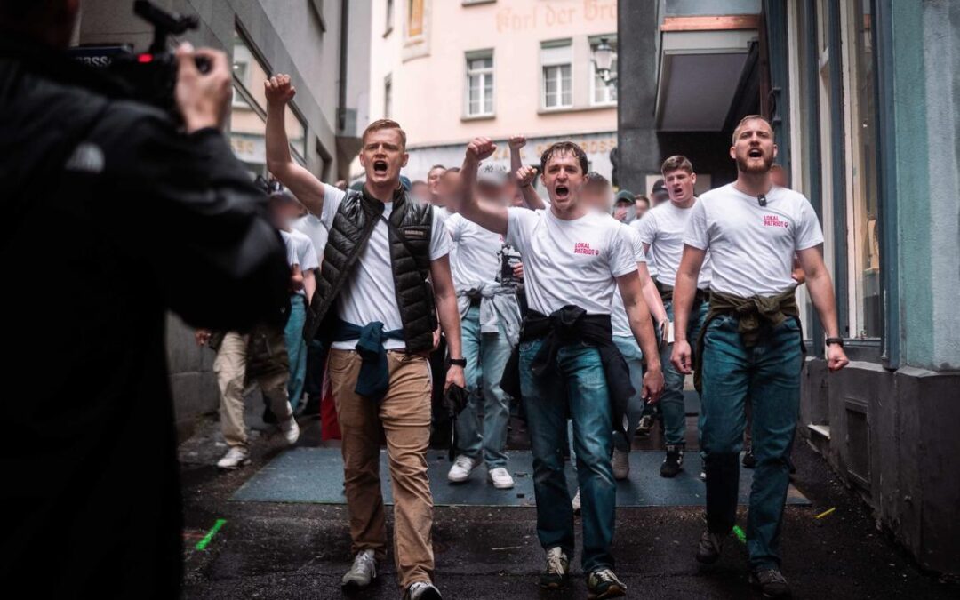 Flashmob gegen die Ersetzungsmigration
