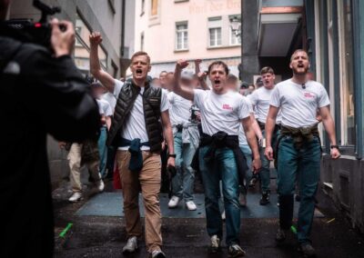 Flashmob gegen die Ersetzungsmigration