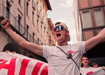 1. August Flashmob in Lugano